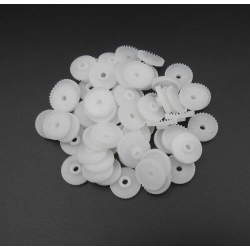 50PCS/Lot 0.5M 30T Plastic Crown Gear 0.5 Modulus 0.5 Mod 30 Teeth Aperture 3mm 2.95mm Reduction Gears DIY T=30 4.8MM *FD915X50