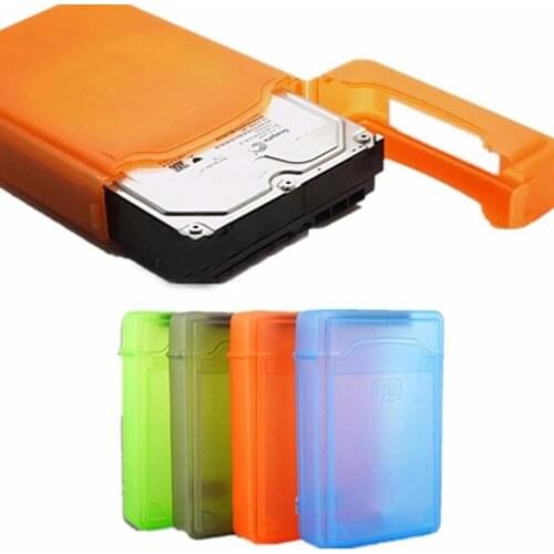 2.5'' IDE SATA HDD External Case Hard Drive Disk Protection Plastic Storage Box Case Enclosure Portable