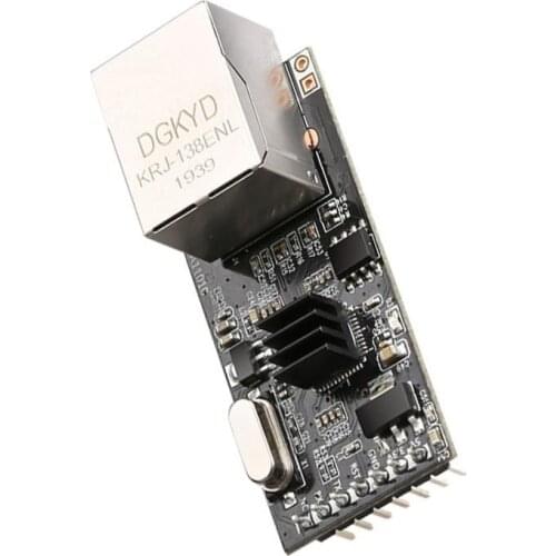 RS232 Serial to Ethernet Module TTL Level 3.3V TCP UDP Network Module to TTL Network Port RS232 Serial Converter with Heatsink