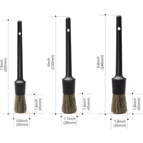 3PCS/Set Car Detailing Brush Auto Cleaning Car Cleaning Detailing Set Dashboard Air Outlet Clean Brush Tools Car Wash
