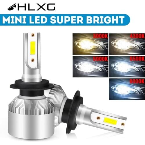 LED Car Headlight H7 H4 Bulb H8 H1 H3 H11 HB3 9005 HB4 9006 LED Auto Lamps 4300K 6500K 8000K Fog Lights 8000LM