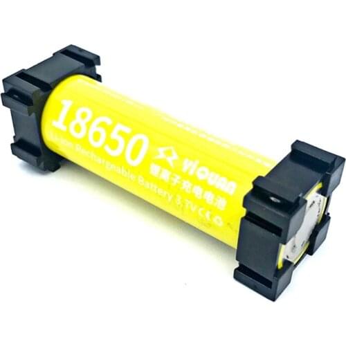 T3LB 100Pcs 18650 Li-ion Battery Holder Stand Cylindrical Battery Pack Bracket Safety Anti Vibration Plastic Case Box