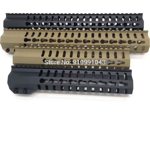 Keymod ar15 tactical .223 5.56 handguard Free Float Slim ar 15 Handguard Quad Rail 10 13.5 inch