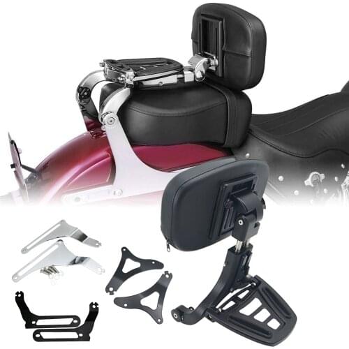 Backrest Motorcycle Multi-Purpose Driver Passenger Backrest For Harley Dyna Softail Breakout Sportster XL 883 Touring Road King