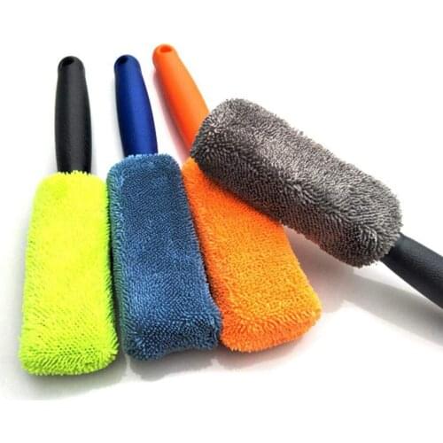 Universal Portable Microfiber Wheel Multifunction Tire Rim Brush For Car Washing Cleaner Car Cleaning Car Cleaning Brush