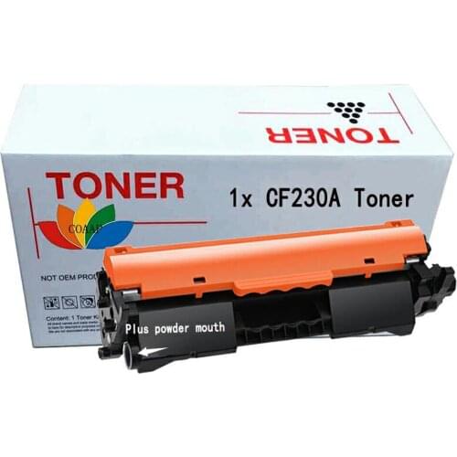 Black No chip CF230A compatible video cartridge for HP LaserJet M203d / M203dn / M203dw OR MFP M227fdn / M227fdw