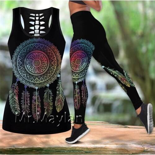 2020 New Fashion Hollow Tanktop for women Summer Sexy Sleeveless Vest Girl Mandala Tank top ropa mujer Oversized EU size W999