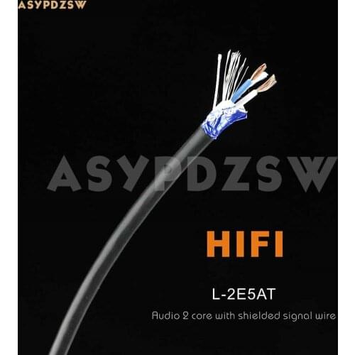 1M Original L-2E5AT Audio signal wire 2 core shielded cable For power amplifier