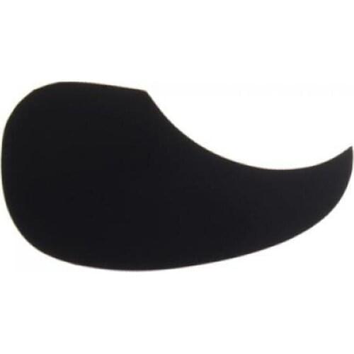 2x Black Comma Shell Acoustic Guitar Pickguard for Fender