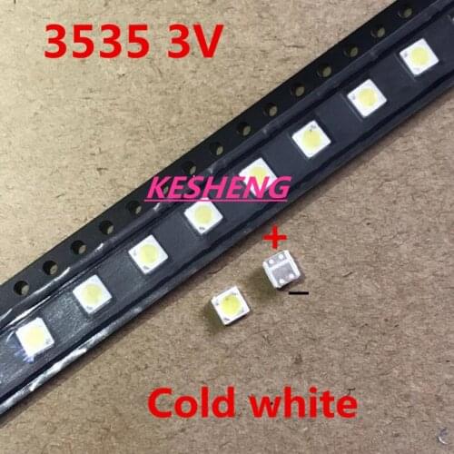 230pcs Cool White Backlit LCD Screen for Lumen LED Backlight 1w 3v 3535 3537 for TV TV Applications A129CECEBP18A-2092