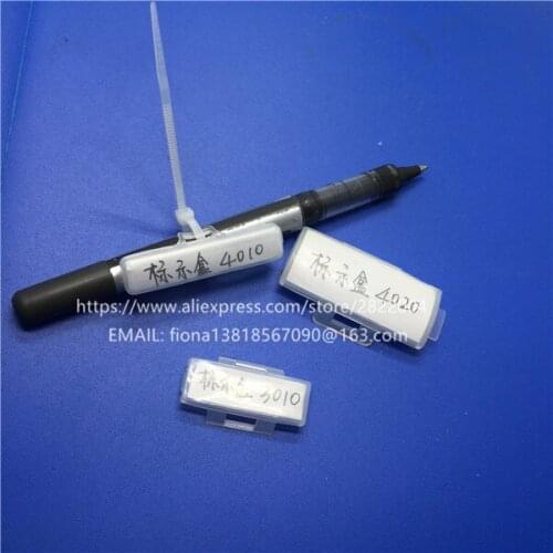 3010 LMC-1 /4020 LMC-2/ 4010 LMC-3 Transparent plastic Cable tag Logo box Flag Ties Wire signage Assorted cable