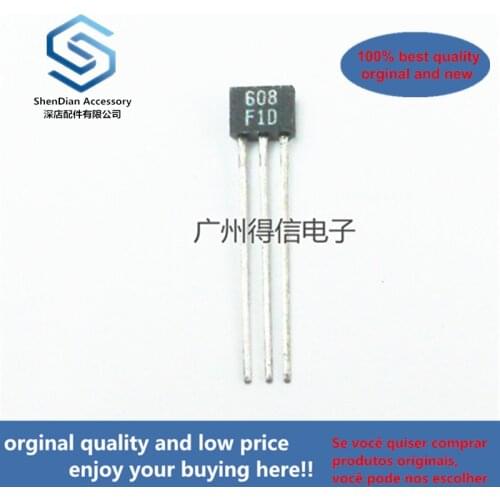 50pcs 100% orginal new 2SA608F A608 608 TO-92S GENERAL PURPOSE AMP, SWITCHING APPLICATIONS real photo