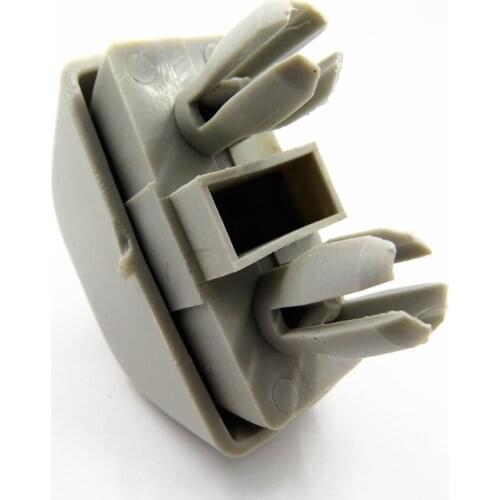 6R0857561 Car Inner Gray Sun Visor Hook Clip Holder For VW Polo Passat B7 Skoda CITIGO RAPID SEAT MII 6R0 857 561 Y20