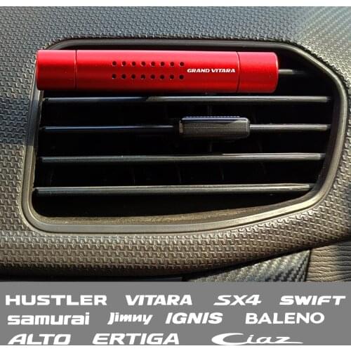 Car Aromatherapy For Suzuki CELERIO CIAZ ERTIGA HUSTLER Kizashi ALTO SAMURAI Car Air Freshener Outlet Aromatherapy Clip Sticks