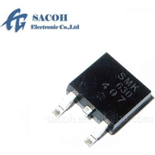 Free Shipping 10Pcs SMK630D SMK630 SMK630F FQD630 TMD630D SMK730 SMK830 TO-252 5.7A 200V Advanced N-Ch Power MOSFET
