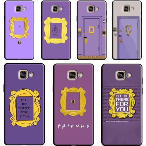 Monicas Peephole Door Frame Friends TV Case For Samsung A9 A8 A6 A7 J8 2018 A3 A5 J4 J6 Plus J1 J3 J5 J7 2017 2016 Phone Cover