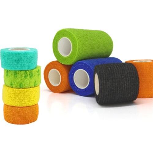 4.5m Colorful Sport Self Adhesive Elastic Bandage Wrap Tape Elastoplast for Knee Support Pads Finger Ankle Palm Shoulder