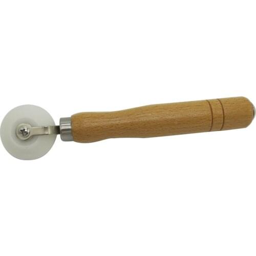 Wooden Handle Smooth Surface Wallpaper Inside Edge Seam Roller DIY Hand Pressure Roller Tools