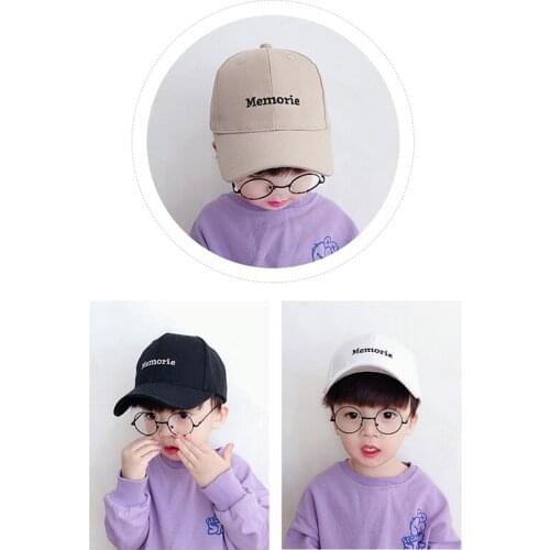 Children Fashion Adjustable Baseball Cap Girls Outdoor Travel Casual All-match Sun Hat Boys Cotton Breathable Sports Cap