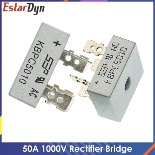2PCS KBPC5010 50A 1000V Diode Bridge Rectifier kbpc5010
