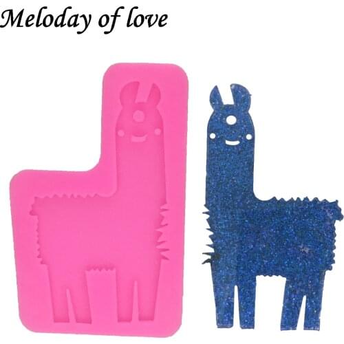 Sheep shape Key chains mold DIY epoxy Resin silicone mold for Keychain accessories Pendant DY0064