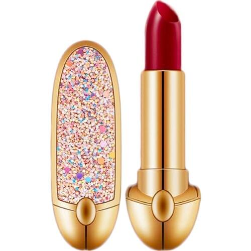 Resplendent Jewels Lipstick 1pcs Lip Plumper Color Sexy Cute Lip Balm Lipstick Waterproof Moisturizing Plumper lip Oil Women Lip