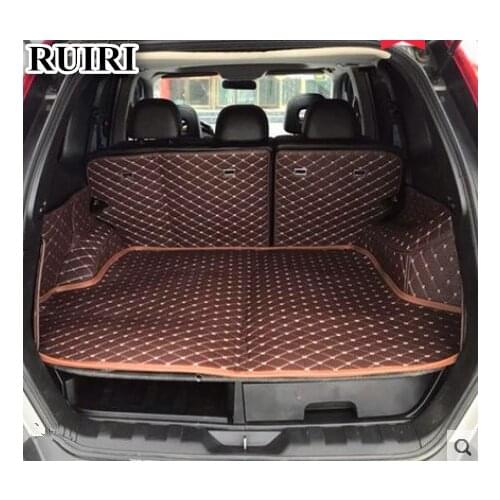 Good quality! Special car trunk mats for Nissan X-trail T31 2013-2007 waterproof cargo liner mat boot carpets for XTRAIL 2011