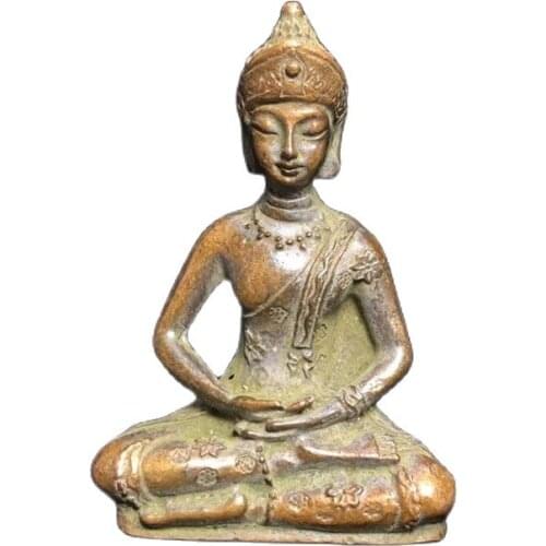 Chinese Tibet Buddha Bronze statue old copper Guanyin statue