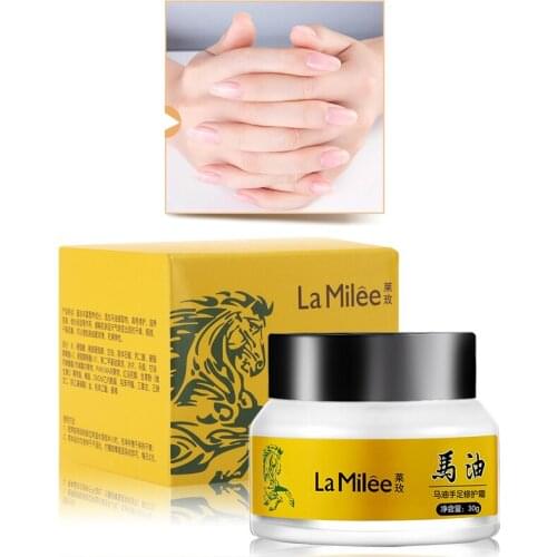 Horse Oil Hand Foot Crack Cream Heel Chapped Peeling Foot Hand Repair Anti Dry Crack Skin Ointment Cream 30g