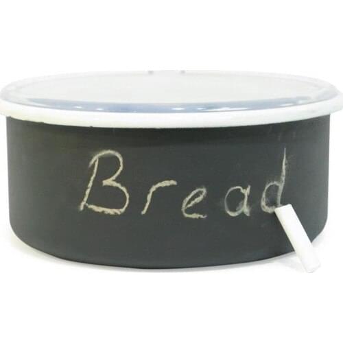Lunart Matt Enamel Biscuit Storage Box Black