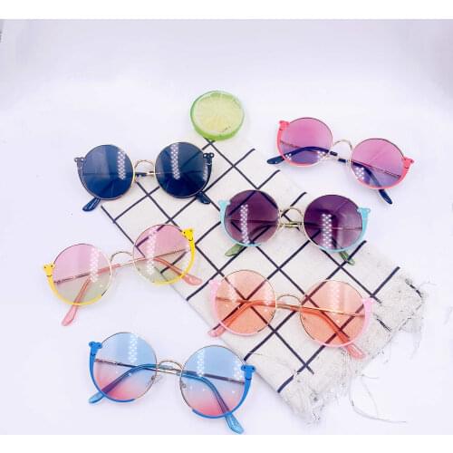 Round Kids Sunglasses Children Retro Cute Cartoon Snails Frame Sunglasses Boys Girls Baby Outdoors Eyeglasses Fashion New Trends