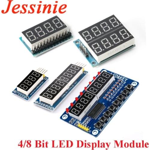 MAX7219 TM1638 4 8 Bit Digit Digital Tube LED Display Control Module For Arduino 3.3V 5V Dot Matrix Microcontroller Driver Board