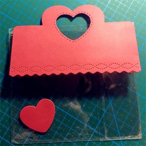 METAL CUTTING DIES cut gift card box pack bag topper head handle Scrapbook paper craft
