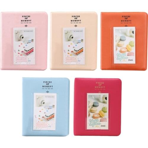 Besegad 64 Pockets Mini Photo Album Book Picture Case Storage for Fujiflm Instax Mini 7s 8 8 9 25 26 50s Polaroid PIC-300 Z2300