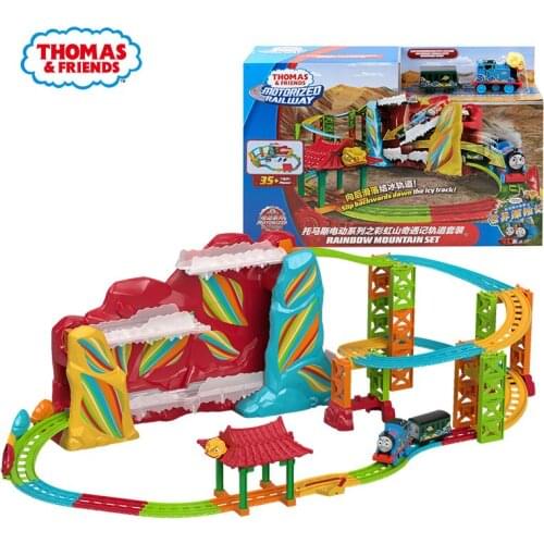 Thomas And Friends Rainbow Mountain Track Set Die-Cast Metal Train Model Collectible Railway Toys Childrens Birthday Gift