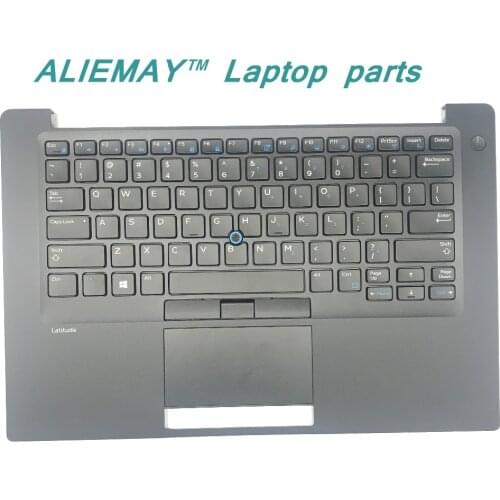Brand new original laptop parts for DELL LATITUDE E7480 7480 Backlit Trackpoint US keyboard palmrest with touchpad
