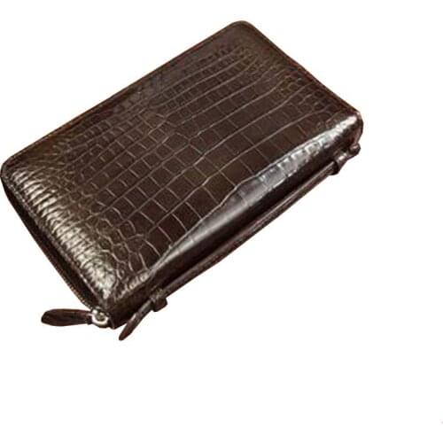 Ousidun new crocodile handbags female Thailand crocodile leather wallet female fashion Evening bag crocodile men bag