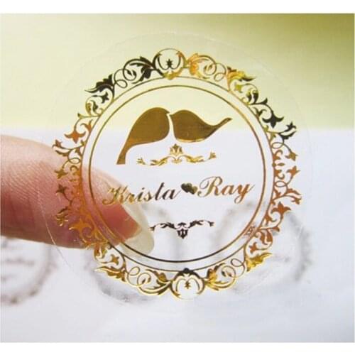 Customized Santa sticker christmas tree adhesive sticker with the custom size