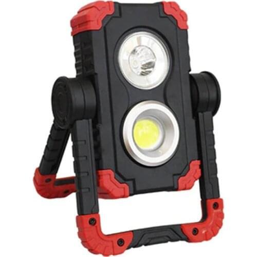 LED Work Light COB Folding Portable Flood Light with Magnetic Base Waterproof Spotlights for Camping Repairing,Emergency Light