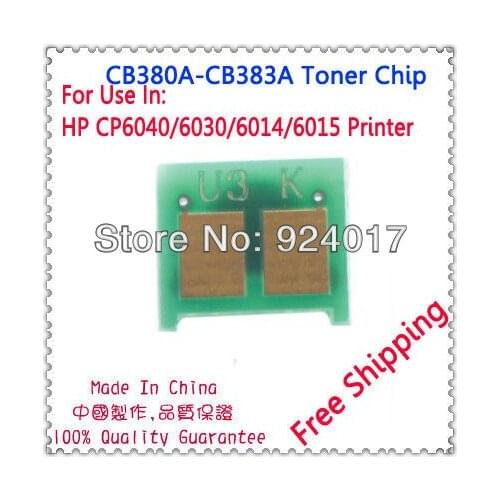 For HP CP6012 CP6015 CM6030 CM6040 CP CM 6015 6030 6040 Toner Chip,823A CB390A CB380A CB381A CB382A CB383A 823 380 Toner Chip