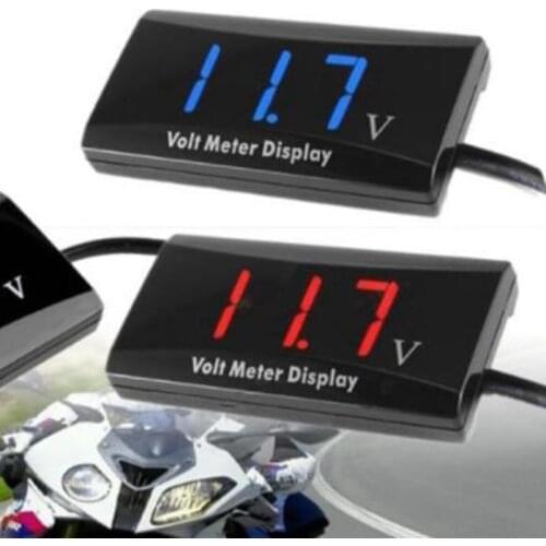 Digital LED Display display motorcycle 12V-150V volt voltage meter waterproof