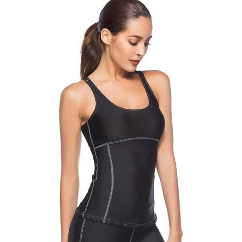 Womens Yoga Compression Tank Top Tailored Camisole Sleeveless Shirt Vest Top