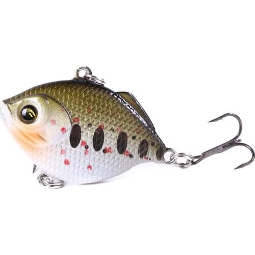 1PCS Rattlin Vib Fishing Lure Hard Bait 4cm 9g Artificial Bait Pike Fishing Wobbler