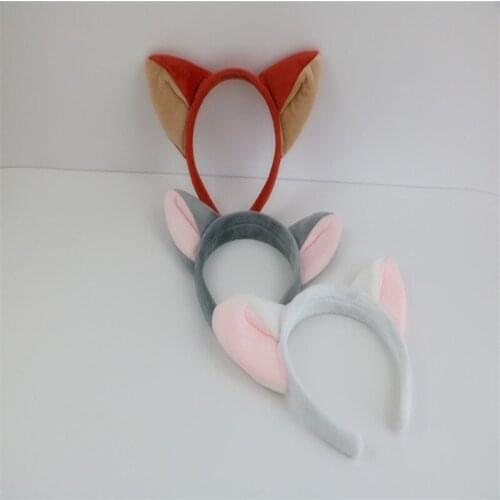 10pcs/lot Fox/Rabbit Ears Hairband For Girls children Christmas party headband hair accessories