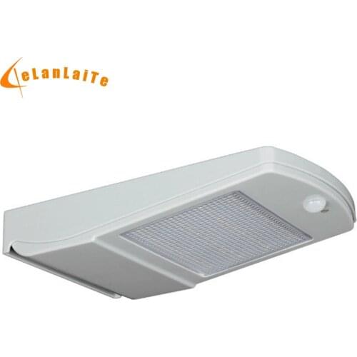 4 packs LED solar light 4W LED wall light, 120lm / w 480lm, infrared sensor + dim light for garden street solar lights