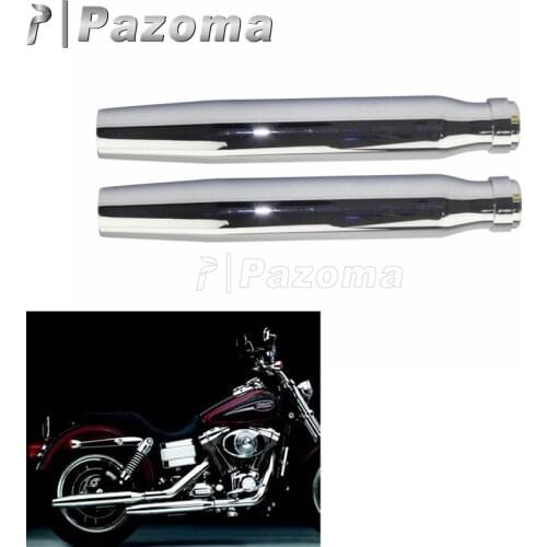415mm Motorcycle Exhaust Pipe Galvanized Iron Vintage Exhaust Muffler For Harley Bobber Chopper Cafe Racer Honda Suzuki Kawasaki