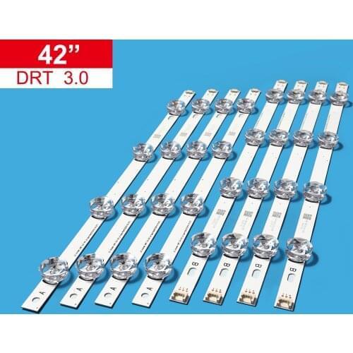 5Set=40pcs LED strip For L LC420DUE DRT 3.0 42 42LB5610 42GB6310 6916L-1709 1956E G 42LY320C1957E 42LB563V 42LY540H