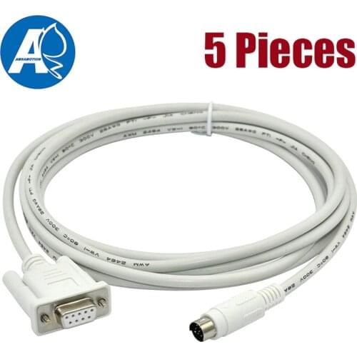 5pcs/Pack 1761-CBL-PM02 For Allen Bradley MicroLogix 1000 1200 1400 1500 PLC Programming Cable 1761CBLPM02 Fast Ship