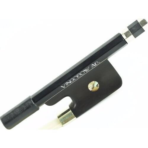 100BF 3/4 Size French StyleCarbon Fiber BASS BOW Ebony Frog Mounted Natural Horsehair Bass Parts Accessories