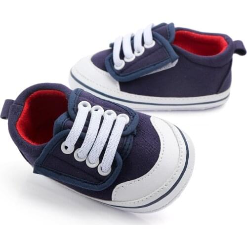 Baby Classic Sports Sneakers Newborn Baby Boys Girls First Walkers Shoes Infant Toddler Anti-slip Baby Shoes